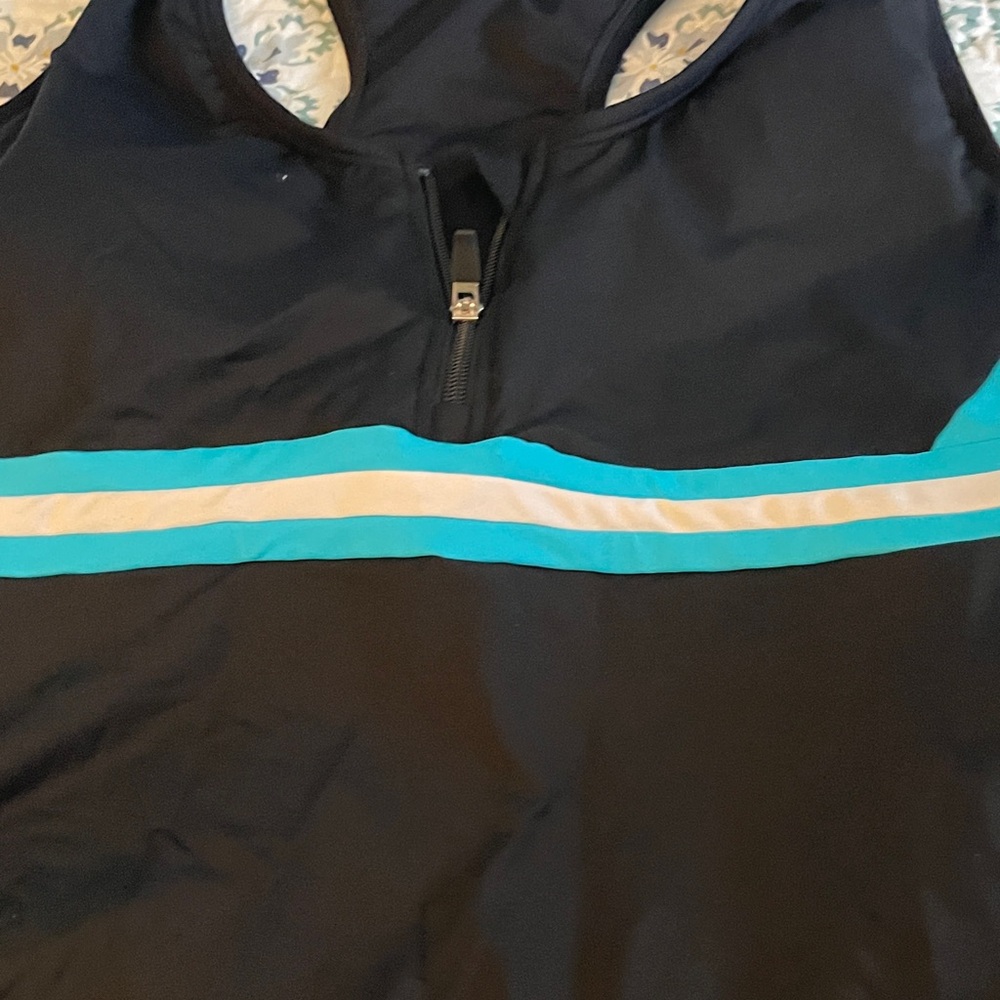 Lands' End Black and Blue Bikini Set - Picture 3 of 5